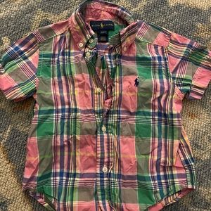 RL boys short sleeve button down